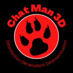 logo Chat Man 3D